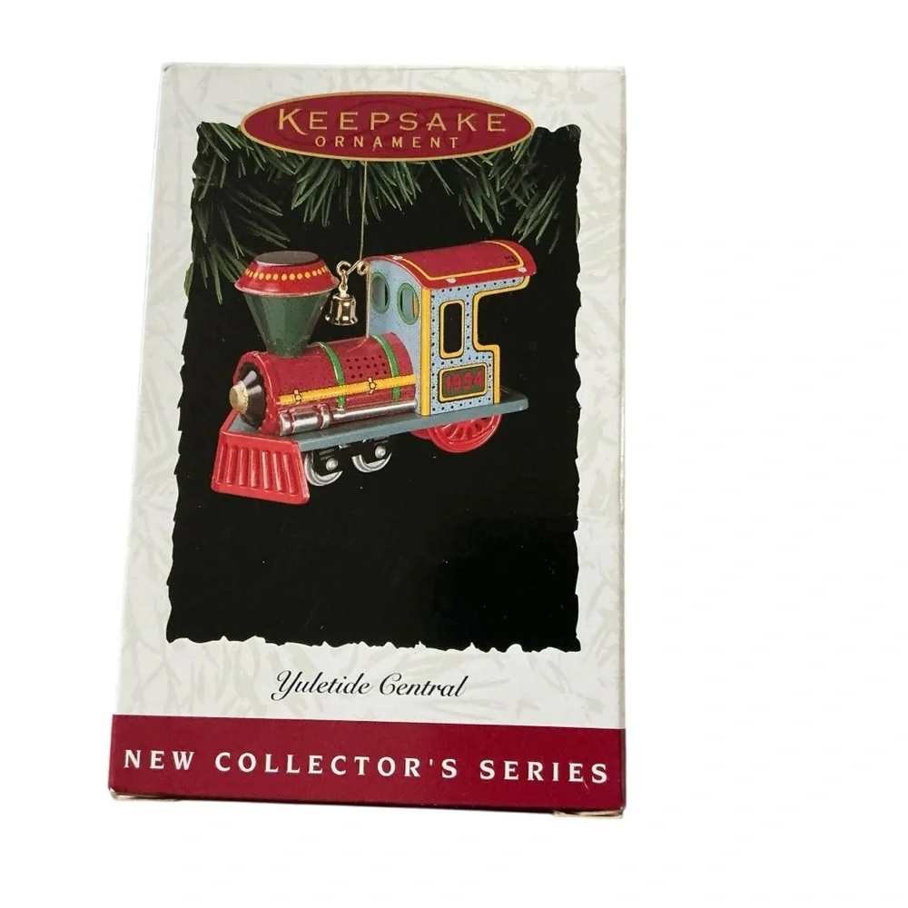 Hallmark 1994 vintage Yuletide Central Train Ornament